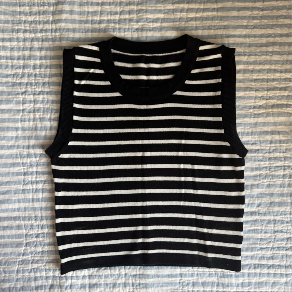 Stripe Crop Tank